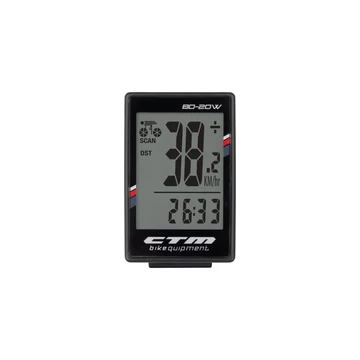 CTM BD-20W kerékpár computer fekete CTM BD-20W kerékpár computer fekete