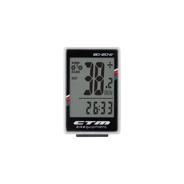 CTM BD-20W kerékpár computer fehér CTM BD-20W kerékpár computer fehér