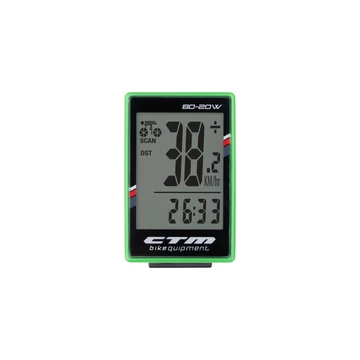 CTM BD-20W kerékpár computer zöld CTM BD-20W kerékpár computer zöld