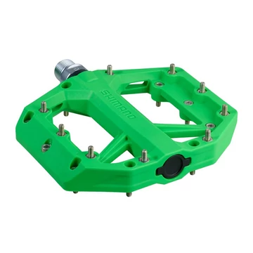 Shimano PD-GR400 AM/TR/Enduro Flat platform pedál zöld Shimano PD-GR400 AM/TR/Enduro Flat platform pedál zöld