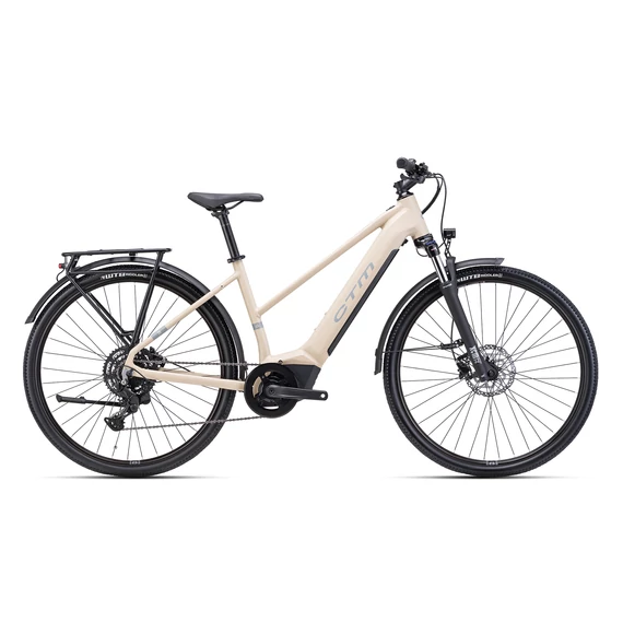 CTM SENZE GX LADY 28 colos női trekking e-bike matt világosbézs